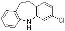 结构式 CAS# 32943-25-2, 3-氯亚氨基二苄; 3-氯-二苯并[b,f]氮杂卓