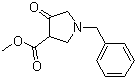 4-Oxo-1-benzyl-3-pyrrolidinecarboxylic acid methyl ester molecular structure (CAS 329956-53-8)
