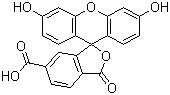 6-羧基荧光素分子结构 (CAS 3301-79-9)