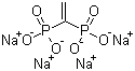 乙烯基二膦酸四钠盐分子结构 (CAS 33016-77-2)