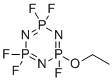 Ethoxy(pentafluoro)cyclotriphosphazene molecular structure (CAS 33027-66-6)