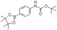 4-(N-Boc-amino)phenylboronic acid pinacol ester molecular structure (CAS 330793-01-6)
