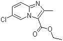 Ethyl 6-chloro-2-methylimidazo[1,2-a]pyridine-3-carboxylate molecular structure (CAS 330858-13-4)