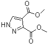 1H-吡唑-3,4-二甲酸二甲酯分子结构 (CAS 33090-46-9)