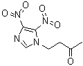 4-(4,5-Dinitro-1H-imidazol-1-yl)-2-butanone molecular structure (CAS 330965-06-5)