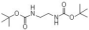 structure of CAS# 33105-93-0, N,N'-Bis(tert-butoxycarbonyl)-1,2-diaminoethane