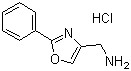 4-(Aminomethyl)-2-phenyloxazole hydrochloride molecular structure (CAS 33105-95-2)