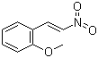 structure of CAS# 3316-24-3, 1-(2-Methoxyphenyl)-2-nitroethene;1-Methoxy-2-(2-nitrovinyl)benzene; trans-2-Methoxy-beta-nitrostyrene