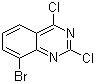 structure of CAS# 331647-05-3, 8-Bromo-2,4-dichloroquinazoline