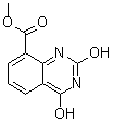 2,4-二羟基喹唑啉-8-羧酸甲酯分子结构 (CAS 331647-38-2)