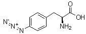 结构式 CAS# 33173-53-4, 4-叠氮基-L-苯丙氨酸