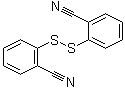 双(2-氰基苯基)二硫醚分子结构 (CAS 33174-74-2)