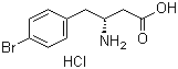 (R)-3-Amino-4-(4-bromophenyl)butyric acid hydrochloride molecular structure (CAS 331763-73-6)