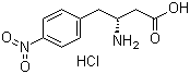 (R)-3-Amino-4-(4-nitrophenyl)butyric acid hydrochloride molecular structure (CAS 331763-78-1)