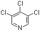 3,4,5-三氯吡啶分子结构 (CAS 33216-52-3)