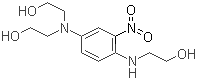 3-硝基-4-羟乙氨基-N,N-二羟乙基苯胺分子结构 (CAS 33229-34-4)