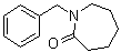 structure of CAS# 33241-96-2, Hexahydro-1-(phenylmethyl)-2H-azepin-2-one;1-Benzyl-2-oxoazepane; 1-Benzylazepan-2-one; N-Benzyl-2-oxoazepane; N-Benzyl-epsilon-caprolactam; N-Benzylcaprolactam