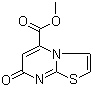 结构式 CAS# 33304-83-5, 7-氧代-7H-[1,3]噻唑并[3,2-a]嘧啶-5-羧酸甲酯