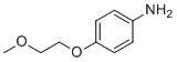 4-(2-Methoxyethoxy)aniline molecular structure (CAS 33311-29-4)