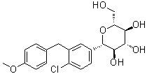 (1S)-1,5-Anhydro-1-C-[4-chloro-3-[(4-methoxyphenyl)methyl]phenyl]-D-glucitol molecular structure (CAS 333359-90-3)