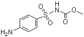 structure of CAS# 3337-71-1, Asulam;[(4-Aminophenyl)sulfonyl]carbamic acid methyl ester; Methyl [(4-aminophenyl)sulfonyl]carbamate; Methyl sulfanilylcarbamate; Asilan; Asulox; Jonnix; MB 9057