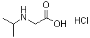 N-Isopropylglycine hydrochloride molecular structure (CAS 3338-22-5)