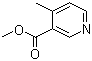 Methyl 4-methylnicotinate molecular structure (CAS 33402-75-4)