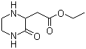2-(3-氧代-2-哌嗪基)乙酸乙酯分子结构 (CAS 33422-35-4)