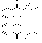 2-(1,1-Dimethylpropyl)-4-[3-(1,1-dimethylpropyl)-4-oxo-1(4H)-naphthalenylidene]-1(4H)-naphthalenone molecular structure (CAS 334634-19-4)