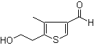 5-(2-Hydroxyethyl)-4-methyl-3-thiophenecarboxaldehyde molecular structure (CAS 334687-35-3)