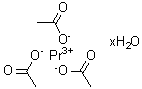 Acetic acid praseodymium salt hydrate molecular structure (CAS 334869-74-8)