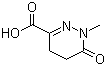 结构式 CAS# 33548-32-2, 1-甲基-6-氧代-1,4,5,6-四氢哒嗪-3-甲酸