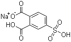 Sodium 2-carboxy-4-sulfobenzoate molecular structure (CAS 33562-89-9)