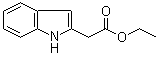 structure of CAS# 33588-64-6, 1H-Indole-2-acetic acid ethyl ester;Ethyl 2-(1H-indol-2-yl)acetate; Ethyl 2-indoleacetate; Indol-2-ylacetic acid ethyl ester