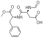 N-甲酰基-L-天冬氨酰-L-苯丙氨酸甲酯分子结构 (CAS 33605-76-4)