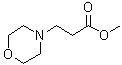 4-Morpholinepropionic acid methyl ester molecular structure (CAS 33611-43-7)