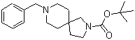 8-Benzyl-2,8-diazaspiro[4.5]decane-2-carboxylic acid tert-butyl ester molecular structure (CAS 336191-16-3)