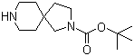 tert-Butyl 2,8-diazaspiro[4.5]decane-2-carboxylate molecular structure (CAS 336191-17-4)