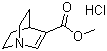 1-氮杂双环[2.2.2]辛-2-烯-3-甲酸甲酯盐酸盐分子结构 (CAS 33630-87-4)