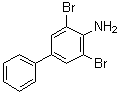 3,5-二溴[1,1'-联苯]-4-胺分子结构 (CAS 3366-59-4)