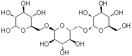 结构式 CAS# 3371-50-4, 异麦芽三糖