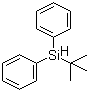 叔丁基二苯基硅烷分子结构 (CAS 33729-92-9)