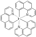 (OC-6-22)-三(苯并[h]喹啉-10-基)铱分子结构 (CAS 337526-98-4)