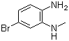 4-溴-2-甲基氨基苯胺分子结构 (CAS 337915-79-4)
