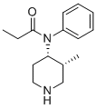 (+-)-cis-3-methyl Norfentanyl molecular structure (CAS 33794-42-2)
