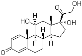Isoflupredone molecular structure (CAS 338-95-4)