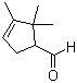 2,2,3-Trimethylcyclopent-3-ene-1-carboxaldehyde molecular structure (CAS 33843-21-9)