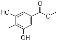 Methyl 3,5-dihydroxy-4-iodobenzoate molecular structure (CAS 338454-02-7)