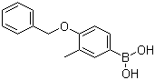 结构式 CAS# 338454-30-1, 4-苄氧基-3-甲基苯硼酸