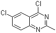 结构式 CAS# 338739-44-9, 4,6-二氯-2-甲基喹唑啉